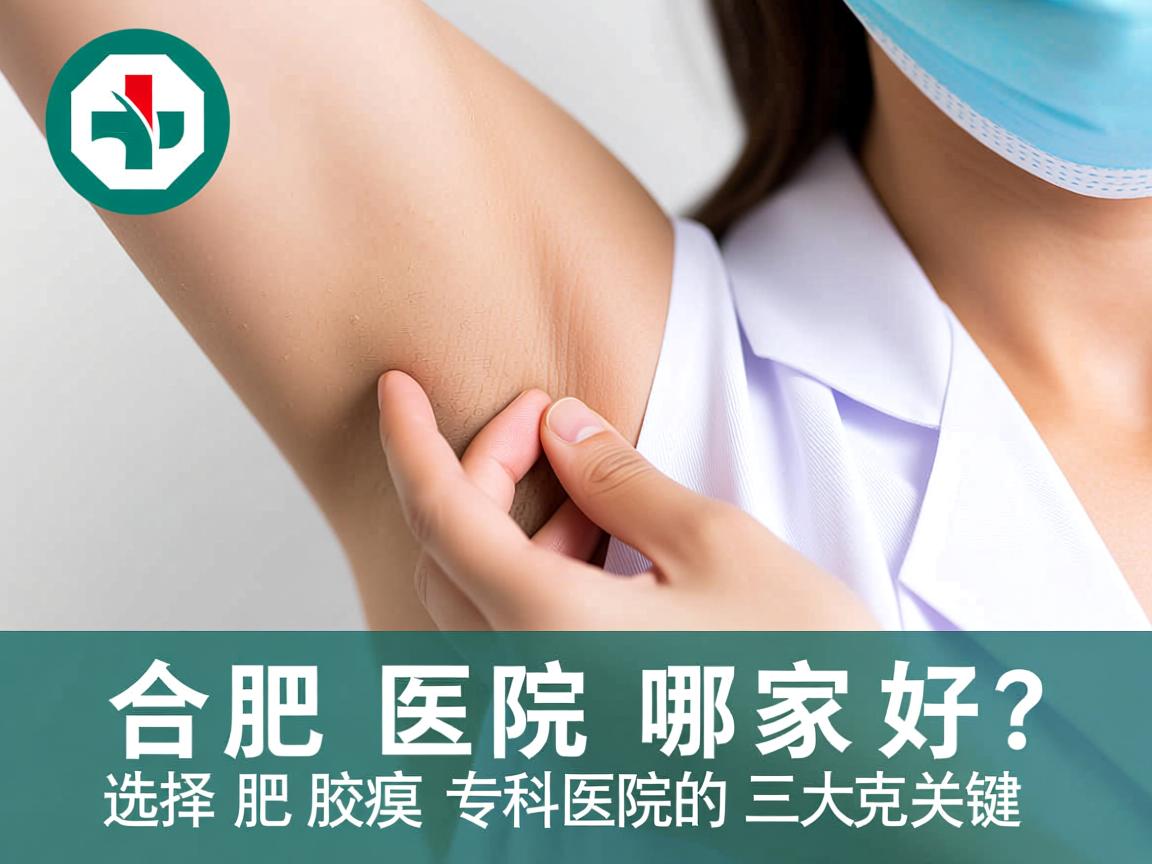合肥腋臭医院哪家好？选择合肥腋臭专科医院的三大关键