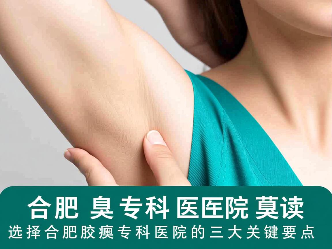 合肥腋臭专科医院解读，选择合肥腋臭专科医院的三大关键要点