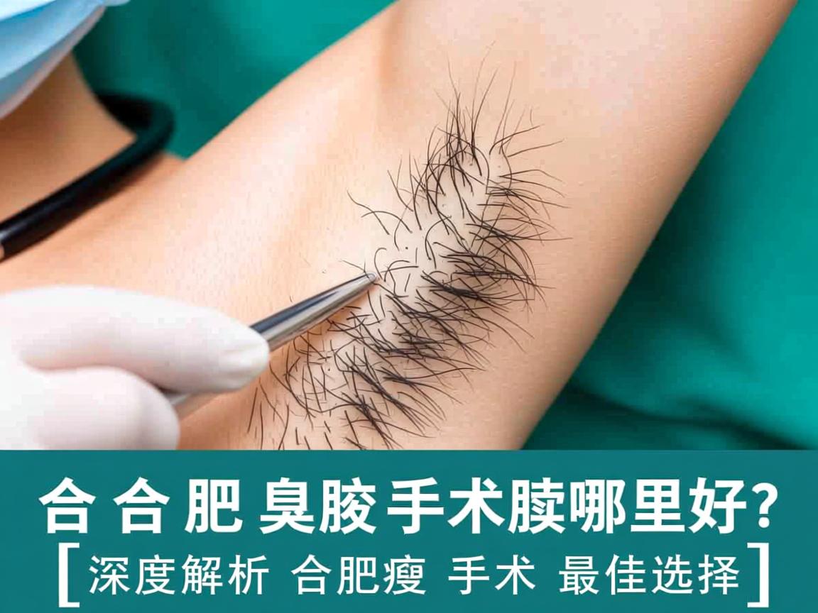 合肥腋臭手术哪里好？深度解析合肥腋臭手术最佳选择