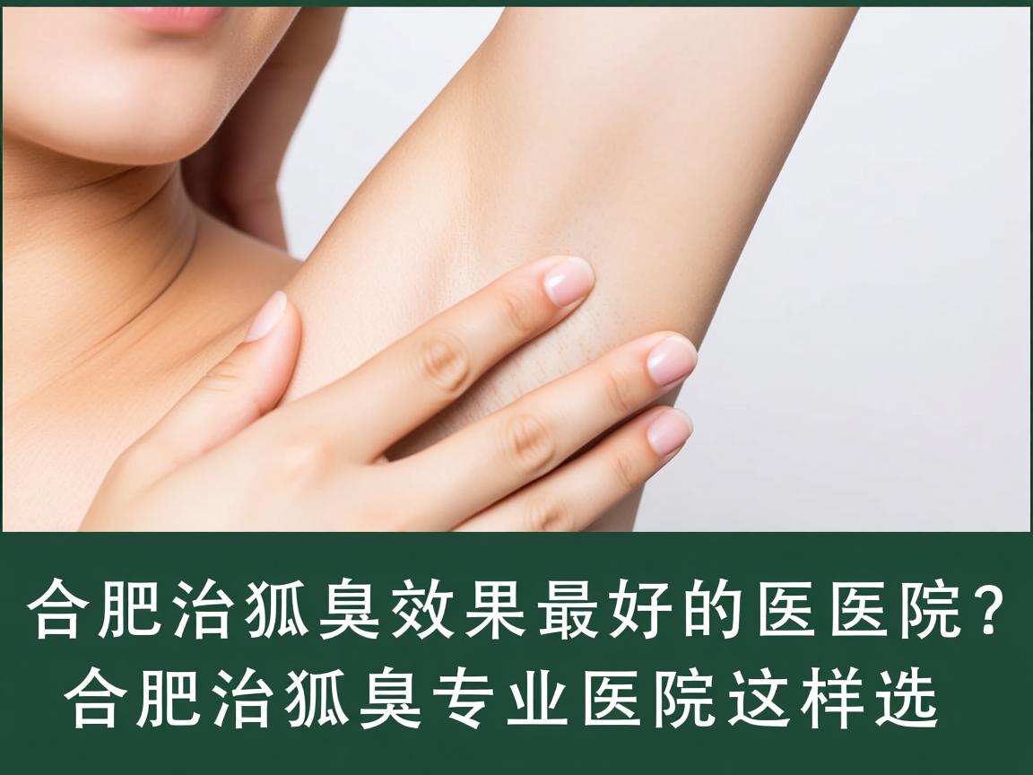 合肥治狐臭效果最好的医院？合肥治狐臭专业医院这样选