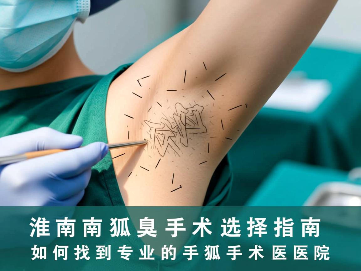 淮南狐臭手术选择指南，如何找到专业的狐臭手术医院