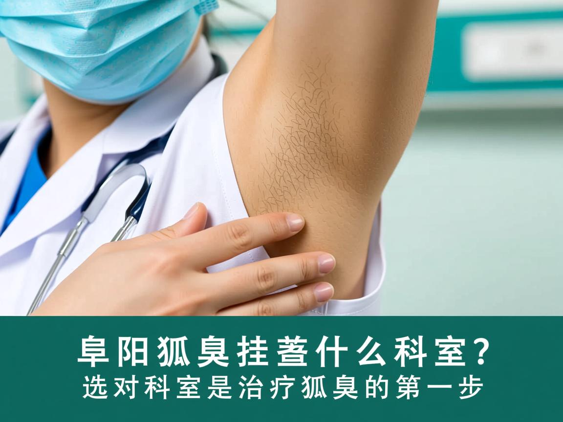 阜阳狐臭挂什么科室？选对科室是治疗狐臭的第一步