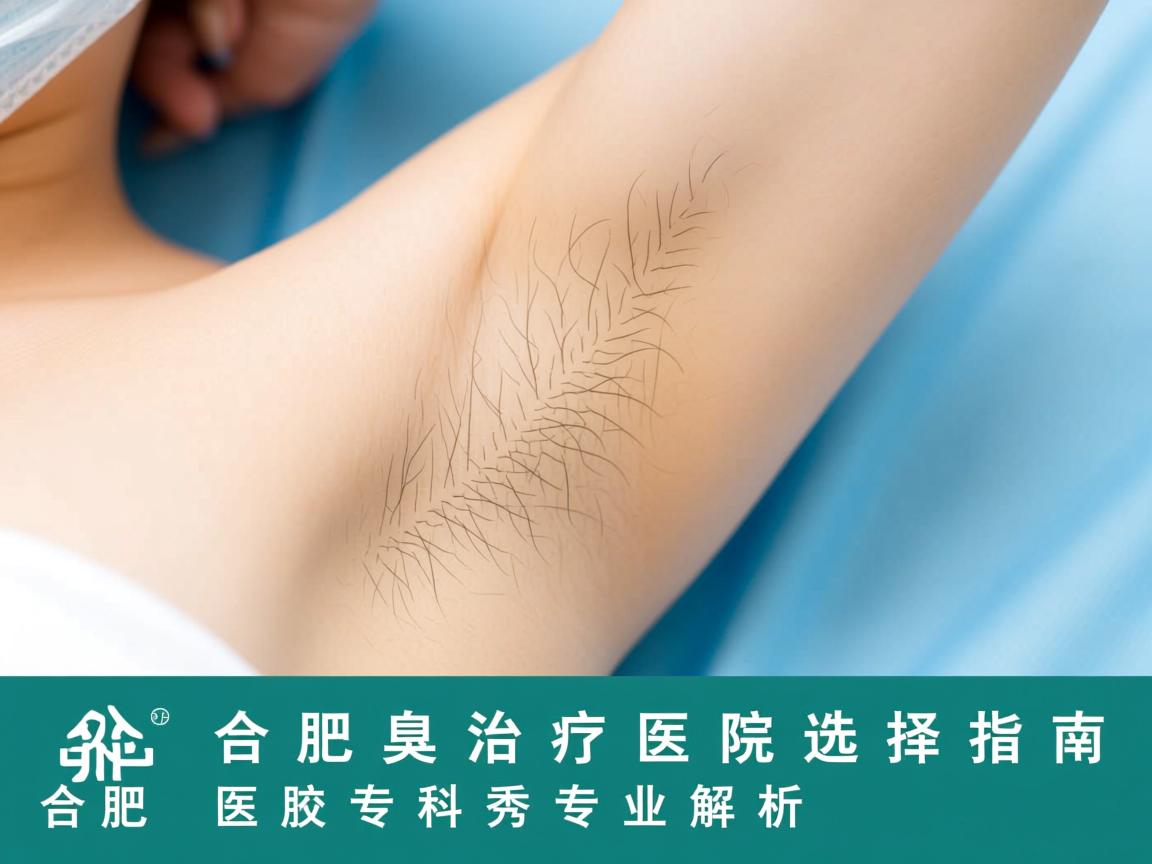 合肥腋臭治疗医院选择指南，合肥腋秀专科的专业解析