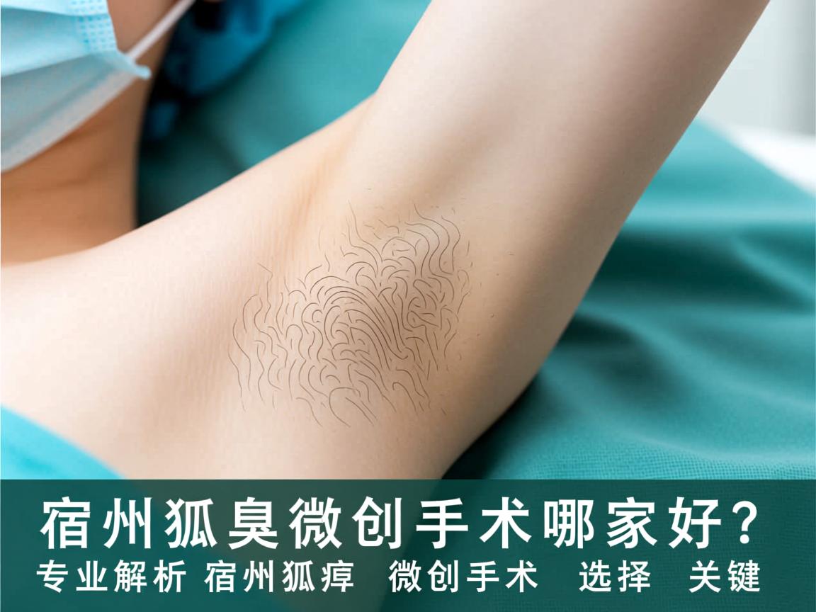 宿州狐臭微创手术哪家好？专业解析宿州狐臭微创手术选择关键