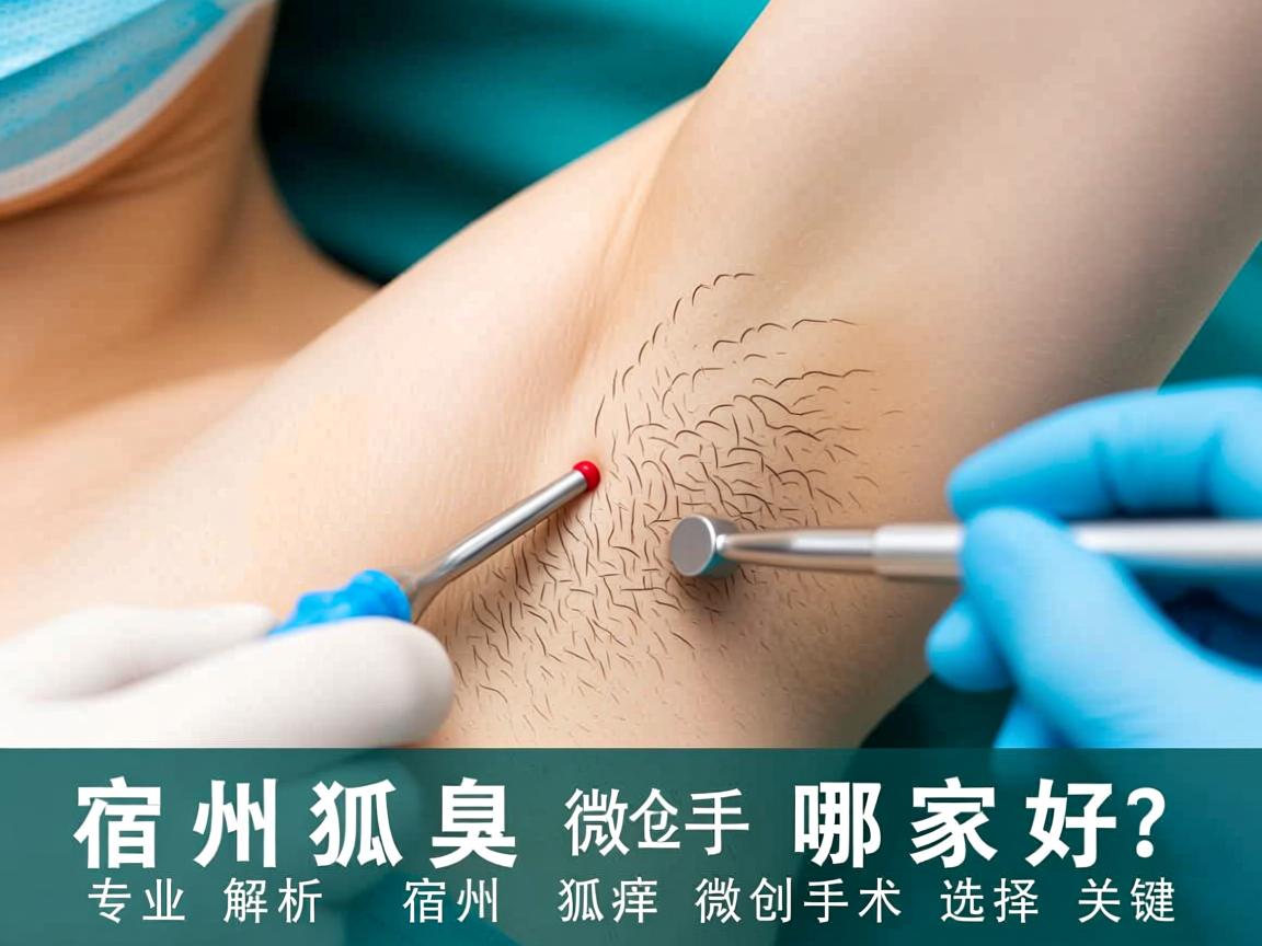 宿州狐臭微创手术哪家好？专业解析宿州狐臭微创手术选择关键