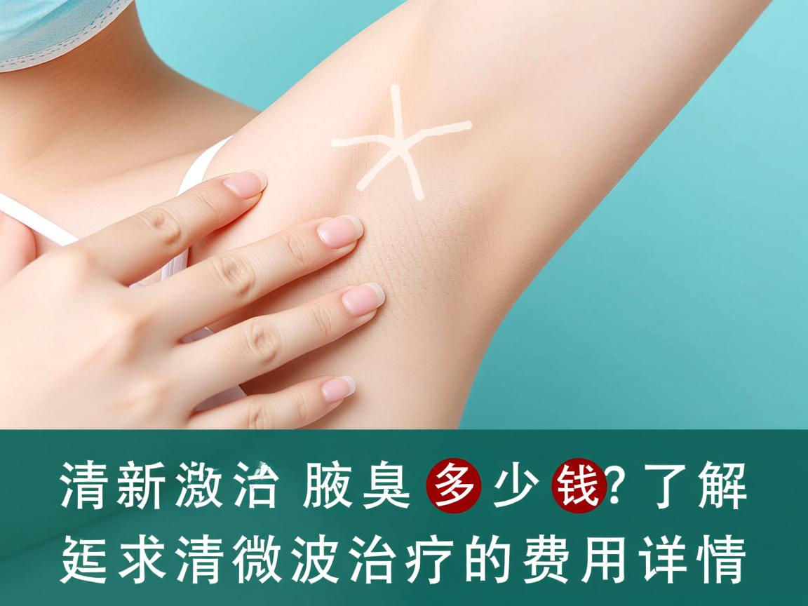 清新微波治疗腋臭多少钱？了解清新微波治疗的费用详情