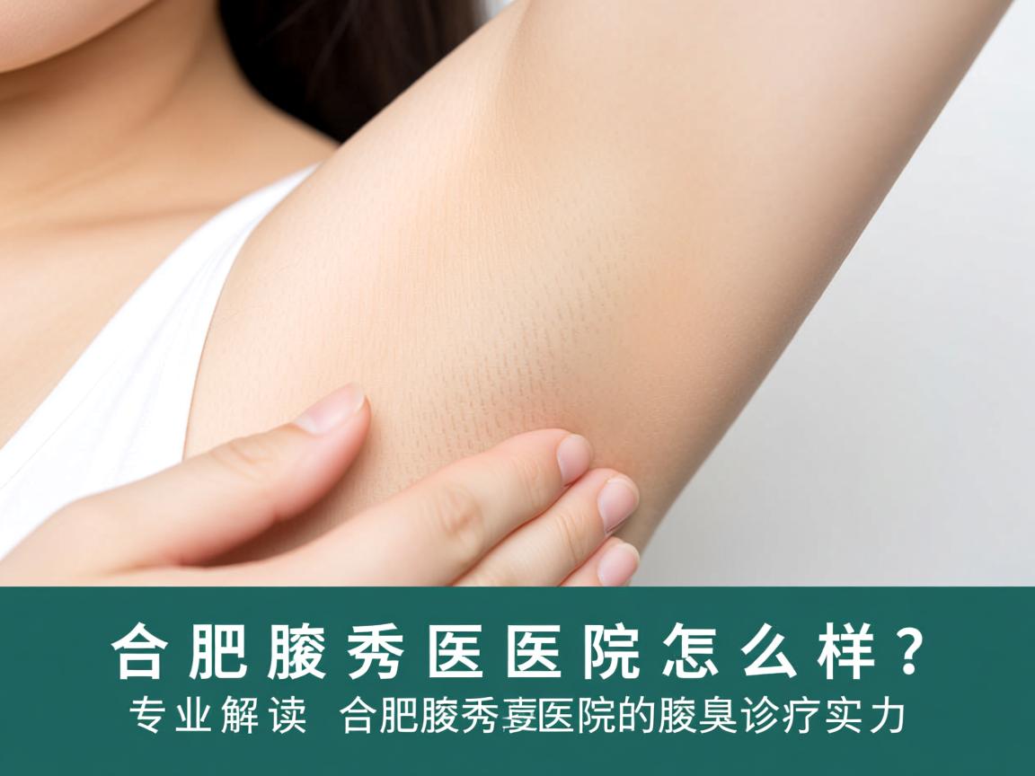 合肥腋秀医院怎么样？专业解读合肥腋秀医院的腋臭诊疗实力