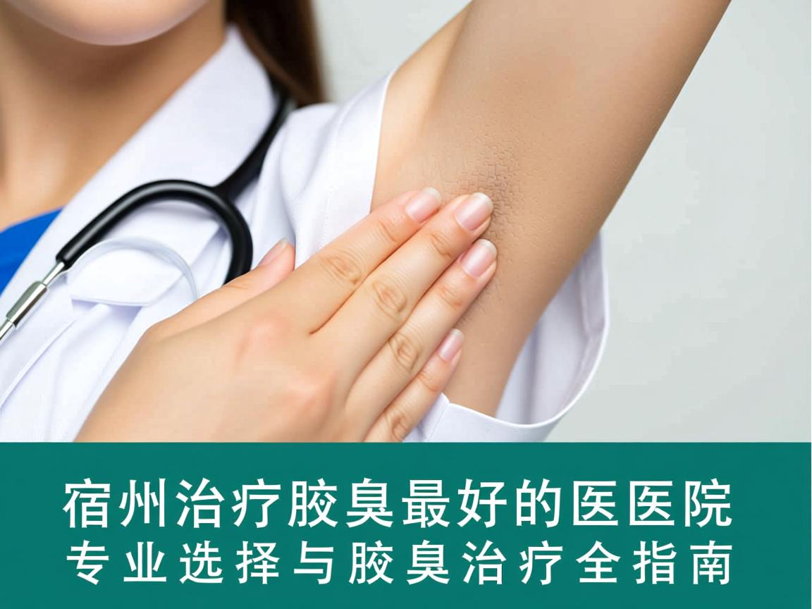宿州治疗腋臭最好的医院，专业选择与腋臭治疗全指南