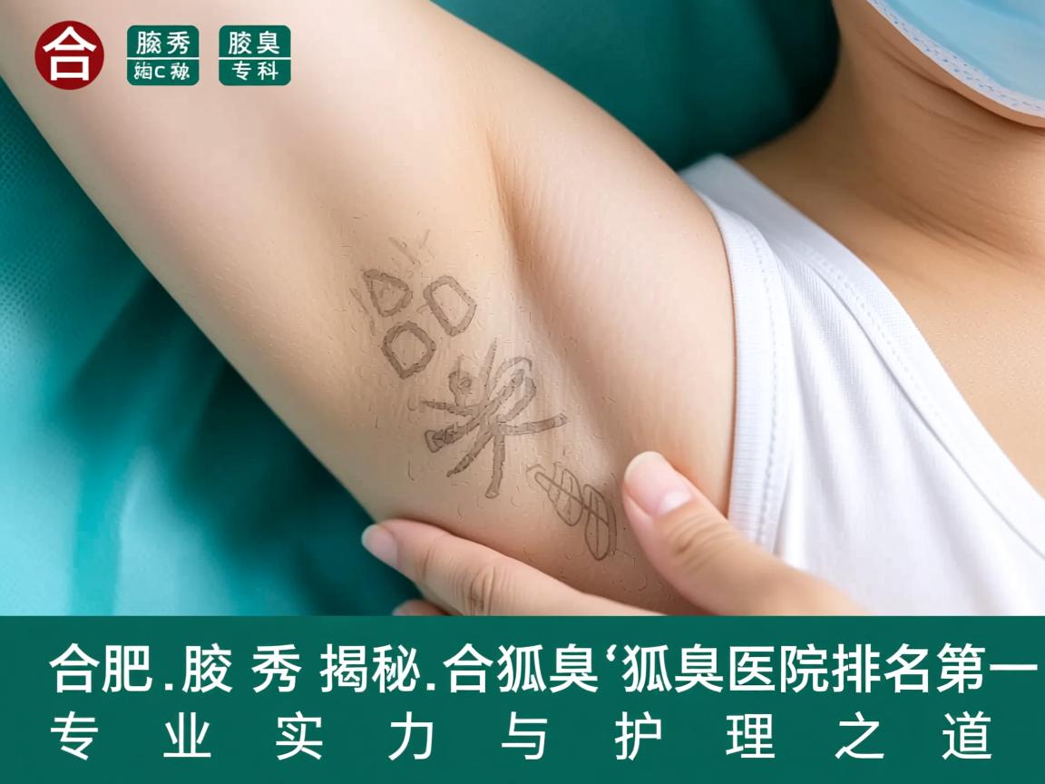 合肥腋秀腋臭专科，揭秘合肥狐臭医院排名第一的专业实力与护理之道