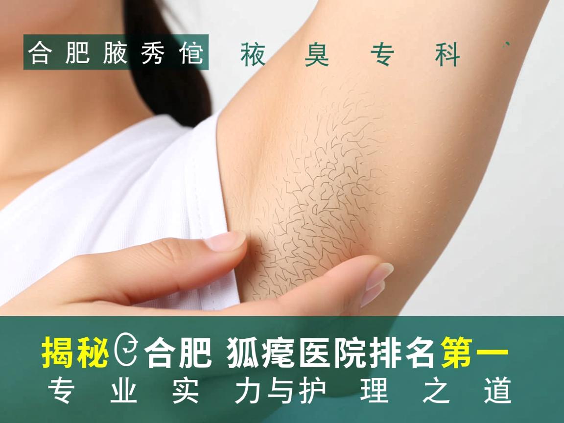 合肥腋秀腋臭专科，揭秘合肥狐臭医院排名第一的专业实力与护理之道