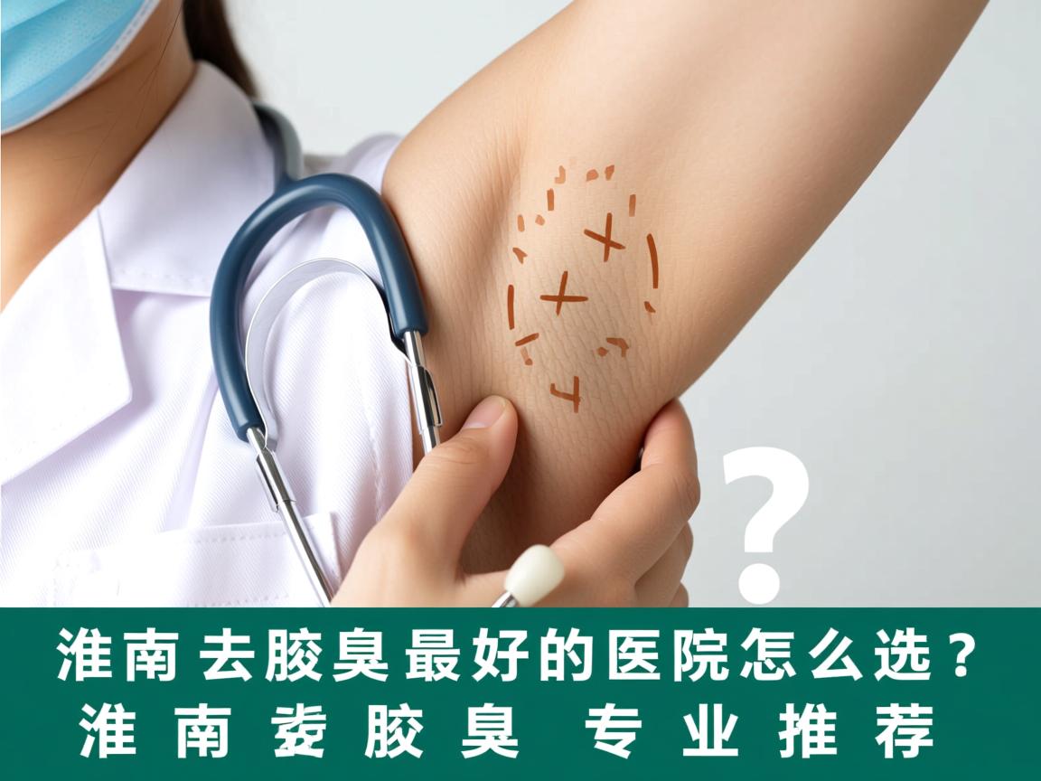 淮南去腋臭最好的医院怎么选？淮南去腋臭医院专业推荐
