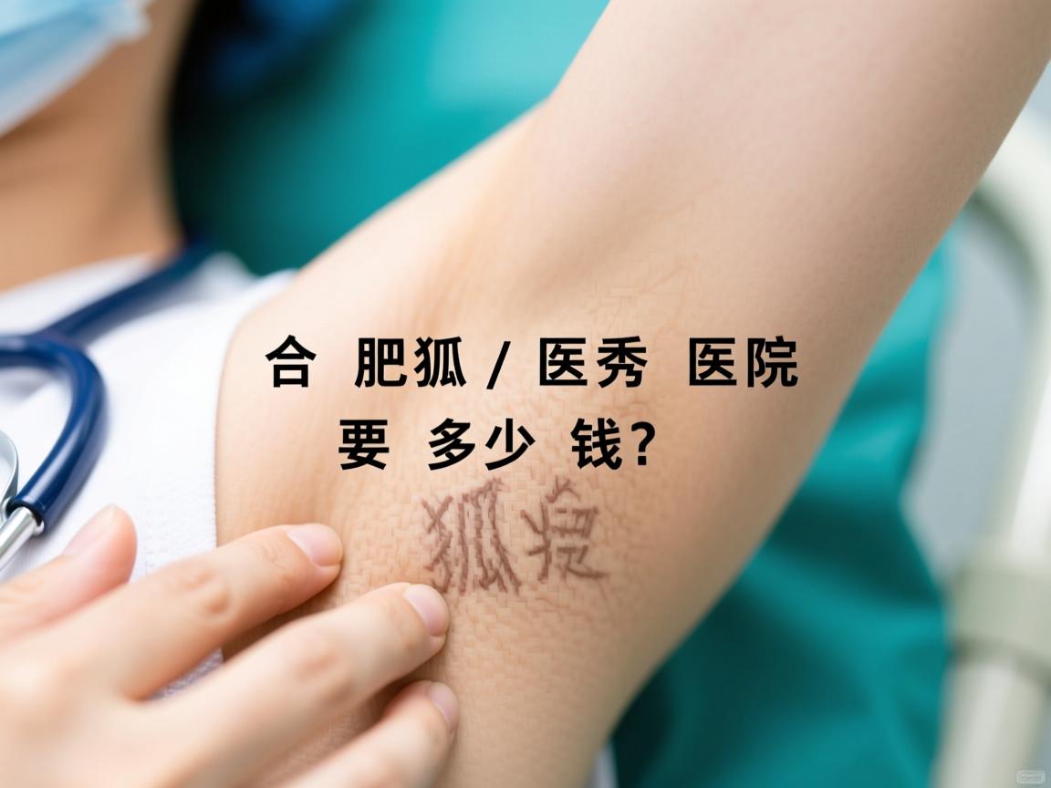 合肥腋秀医院治疗狐臭要多少钱？深度解析腋臭治疗费用
