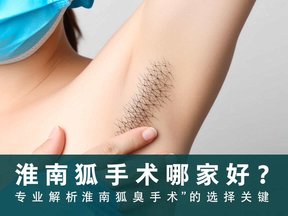 淮南狐臭手术哪家好？专业解析淮南狐臭手术的选择关键