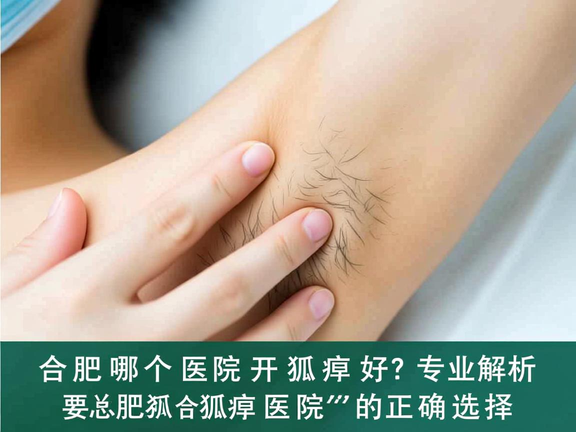 合肥哪个医院开狐臭好？专业解析合肥狐臭医院的正确选择