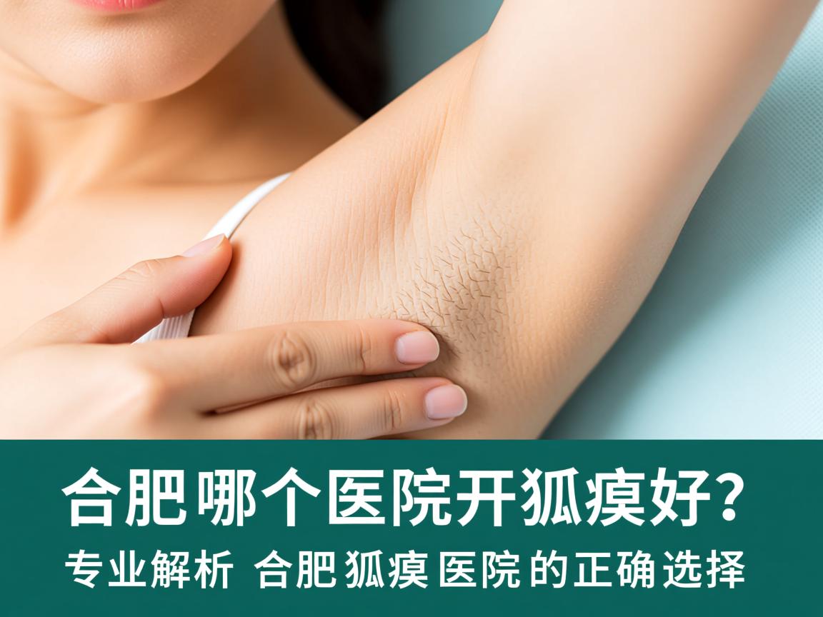 合肥哪个医院开狐臭好？专业解析合肥狐臭医院的正确选择