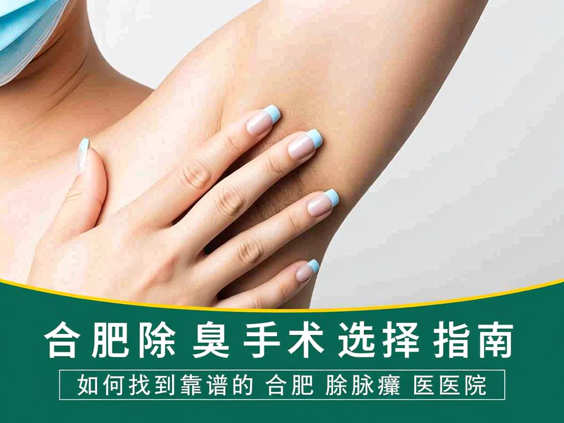 合肥除腋臭手术选择指南，如何找到靠谱的合肥除腋臭医院