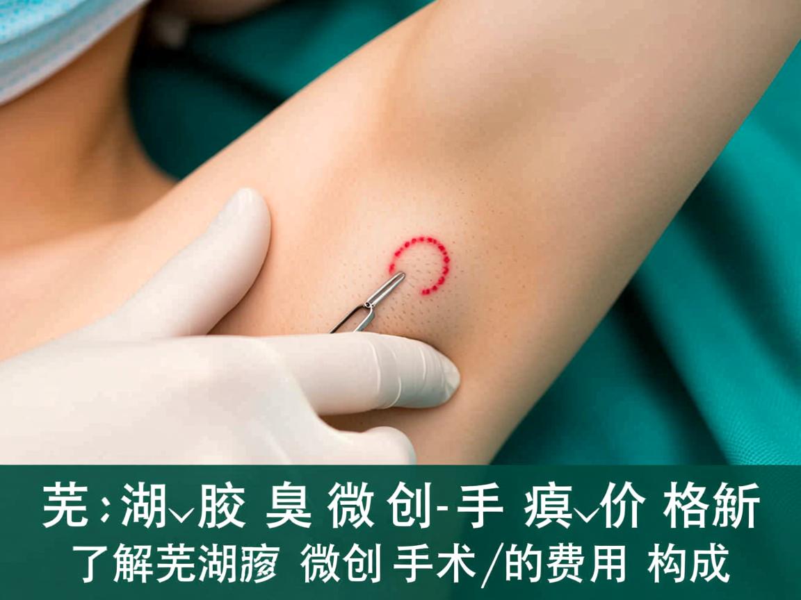 芜湖腋臭微创手术价格解析，了解芜湖腋臭微创手术的费用构成