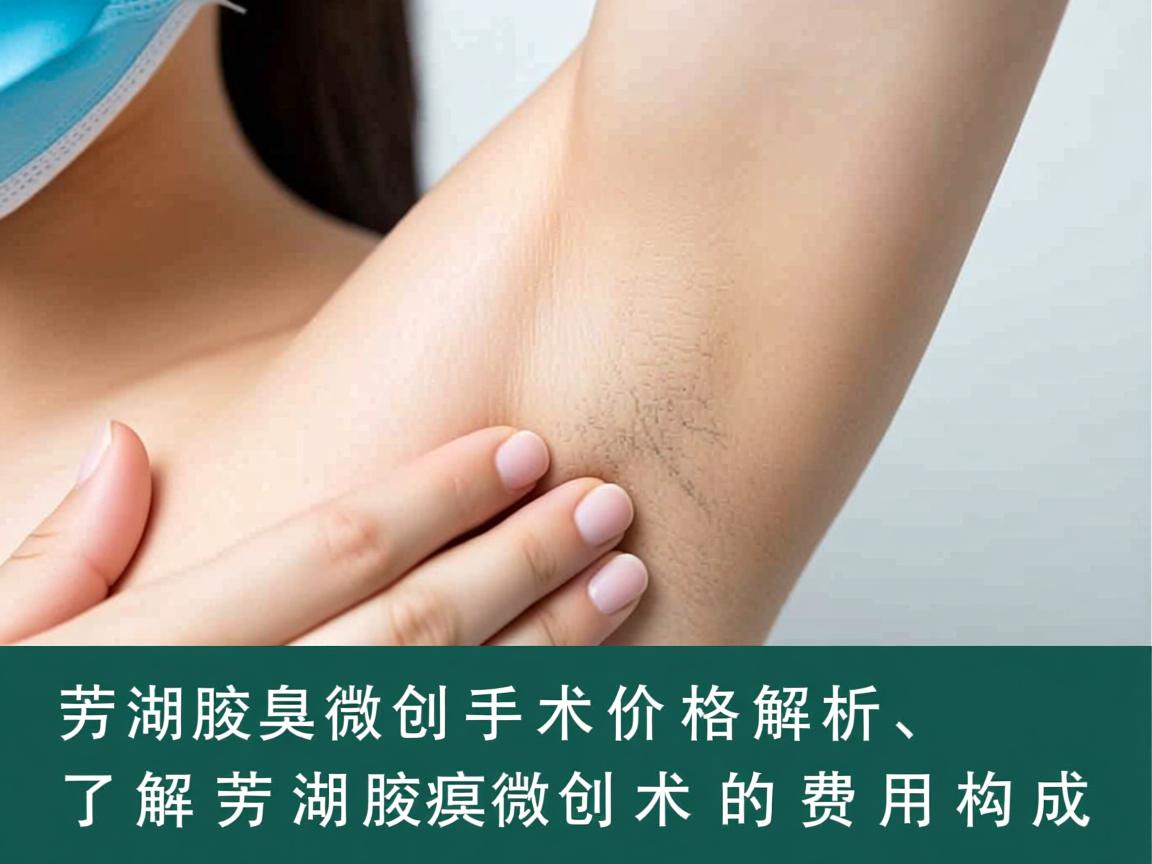 芜湖腋臭微创手术价格解析，了解芜湖腋臭微创手术的费用构成
