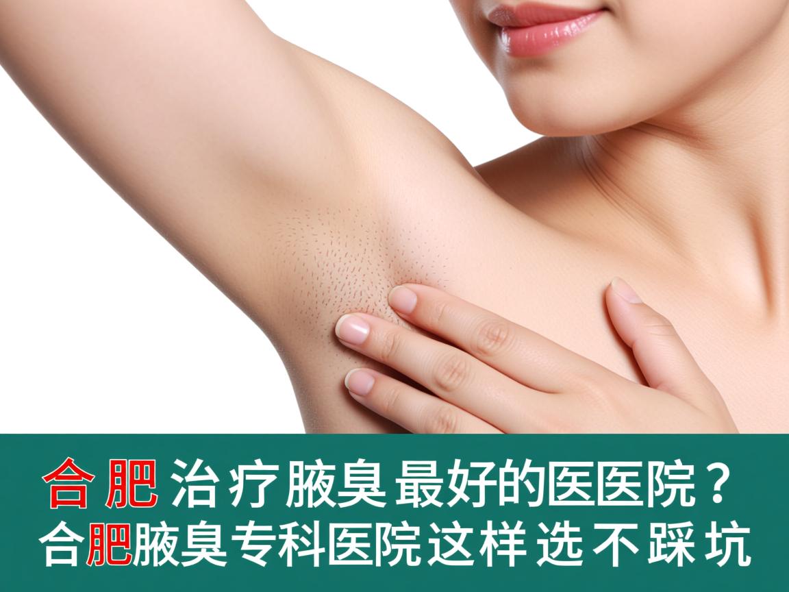 合肥治疗腋臭最好的医院？合肥腋臭专科医院这样选不踩坑