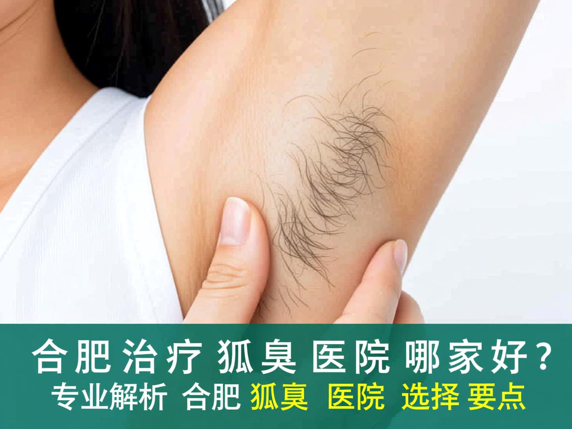 合肥治疗狐臭医院哪家好？专业解析合肥狐臭医院的选择要点