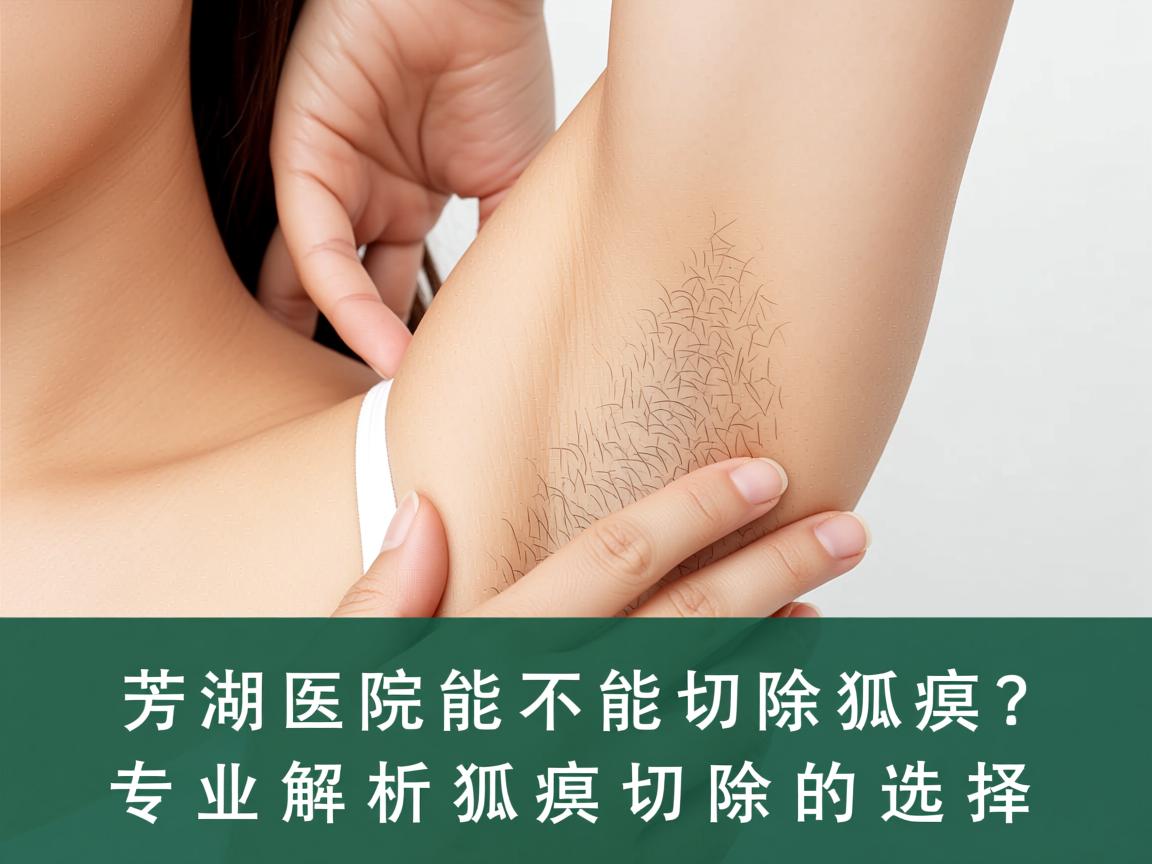 芜湖医院能不能切除狐臭？专业解析狐臭切除的选择