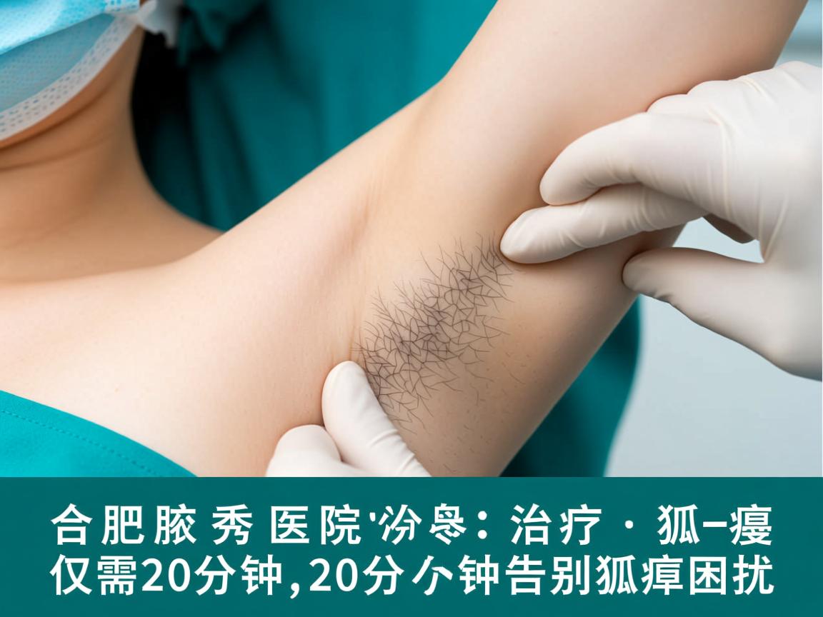 合肥腋秀医院治疗狐臭仅需20分钟，20分钟告别狐臭困扰