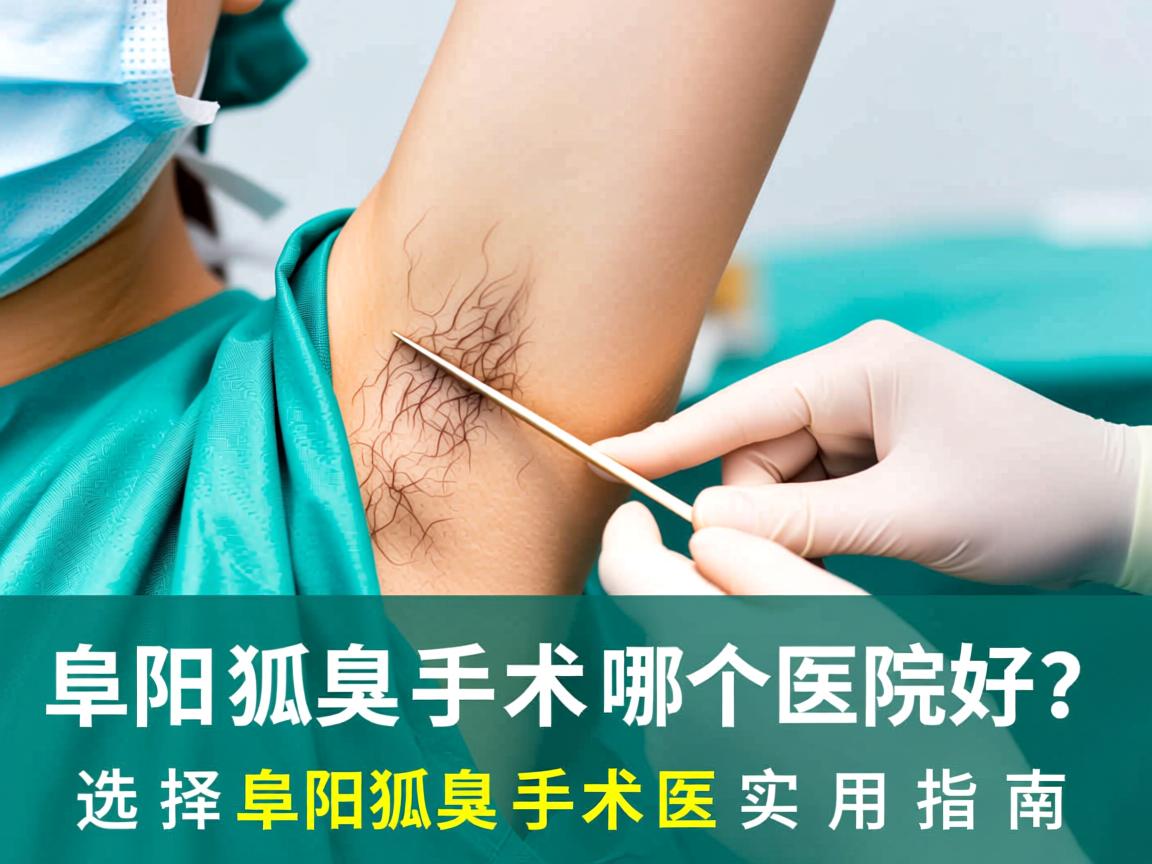 阜阳狐臭手术哪个医院好？选择阜阳狐臭手术医院的实用指南