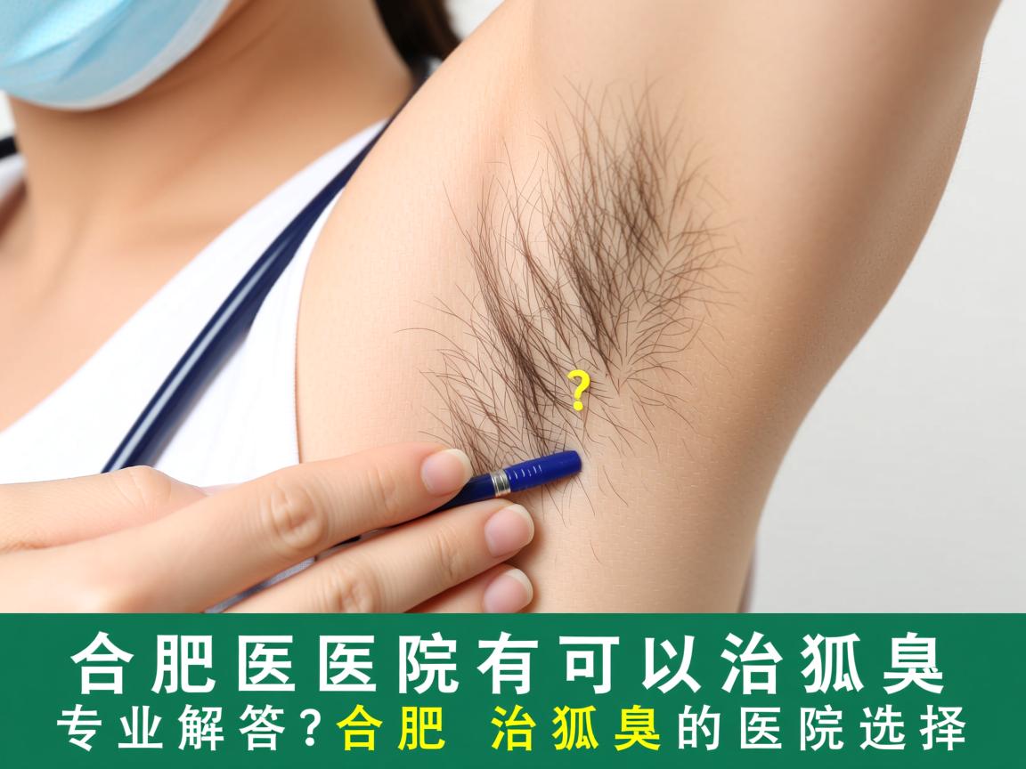 合肥医院有可以治狐臭的吗？专业解答合肥治狐臭的医院选择