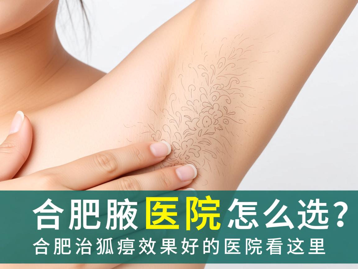 合肥腋臭医院怎么选？合肥治狐臭效果好的医院看这里