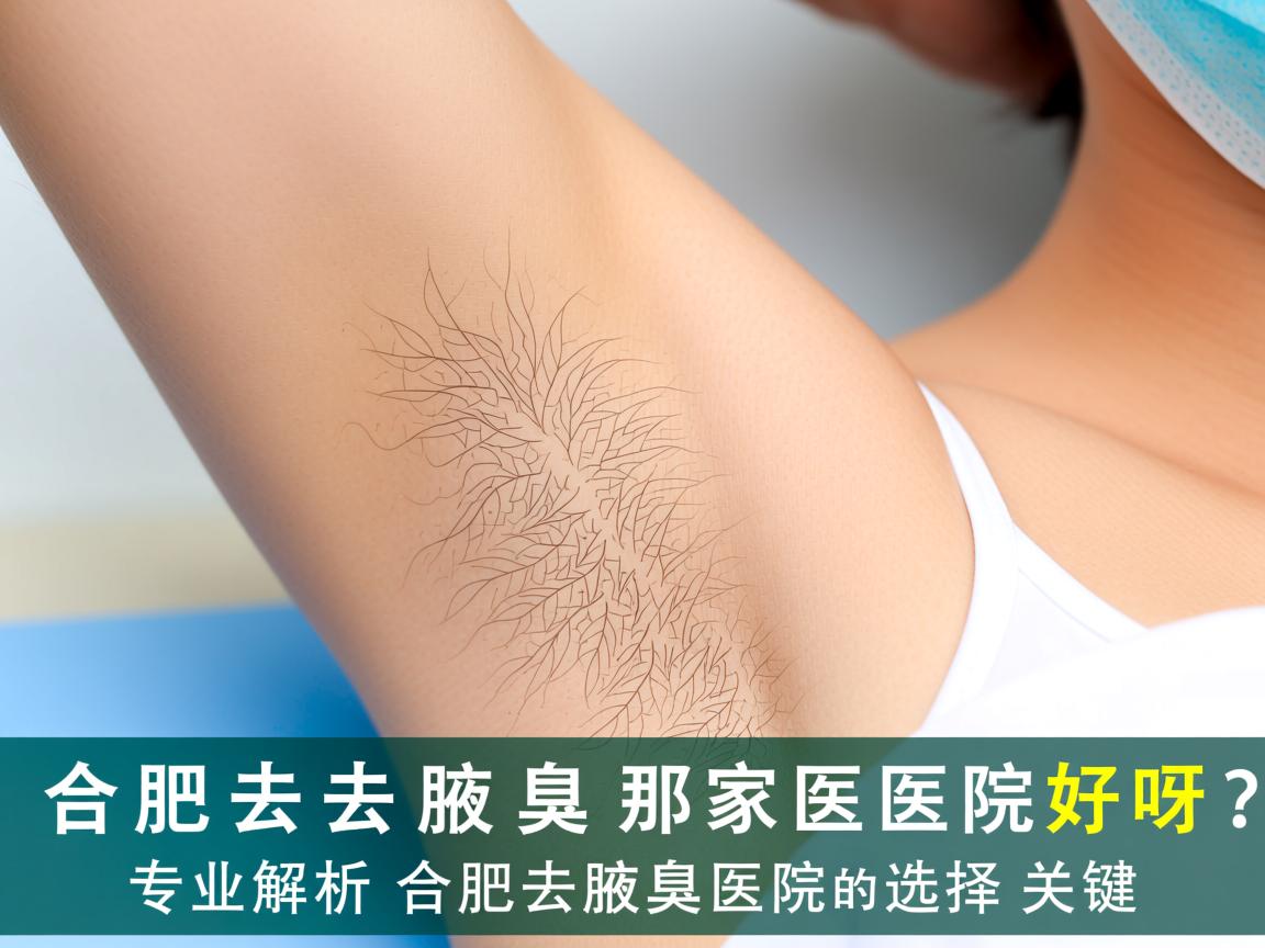 合肥去腋臭那家医院好呀？专业解析合肥去腋臭医院的选择关键