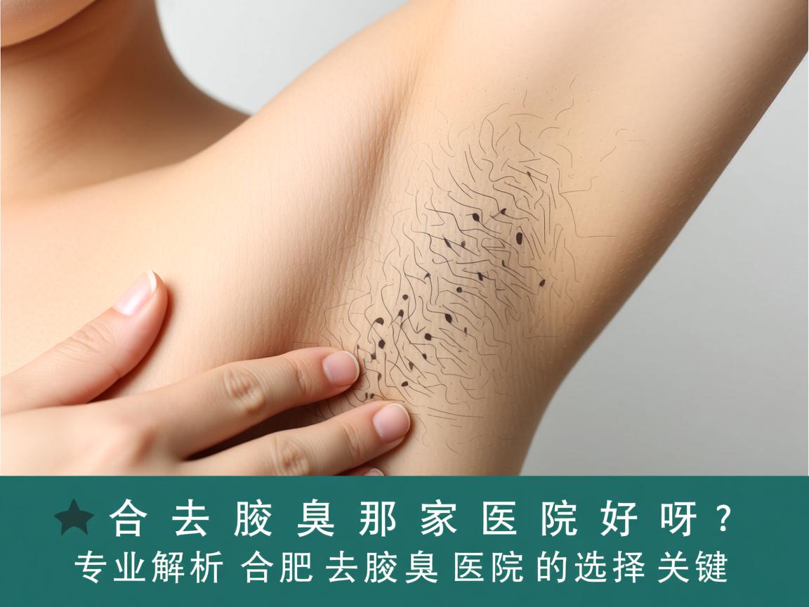 合肥去腋臭那家医院好呀？专业解析合肥去腋臭医院的选择关键