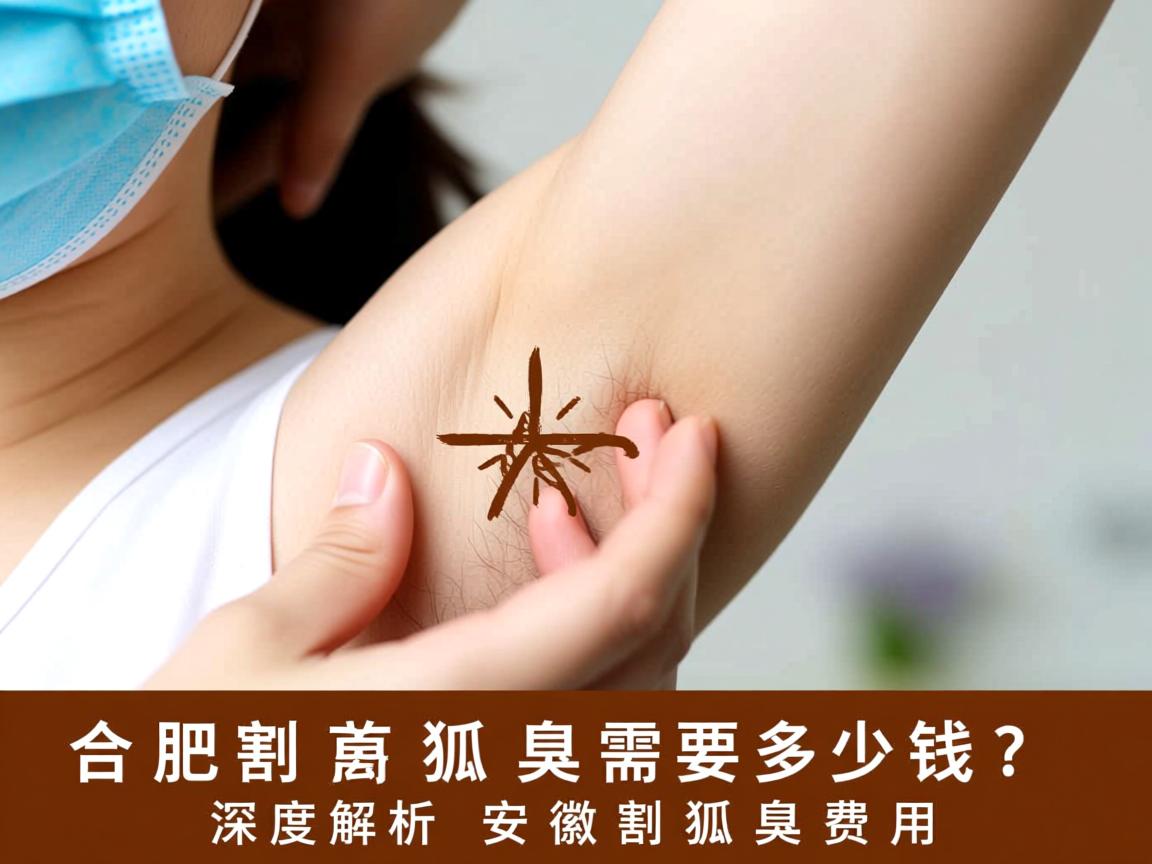合肥割狐臭需要多少钱？深度解析安徽割狐臭费用