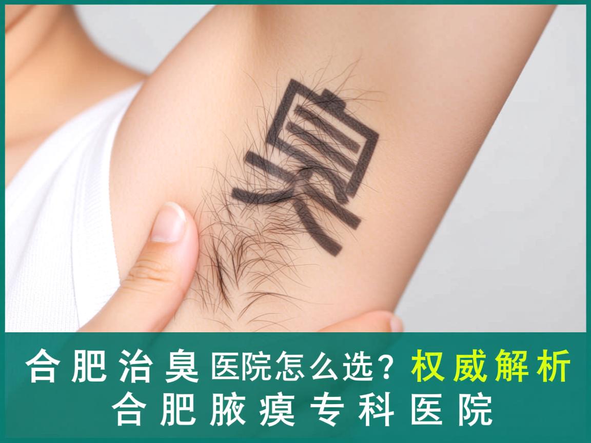 合肥治腋臭医院怎么选？权威解析合肥腋臭专科医院