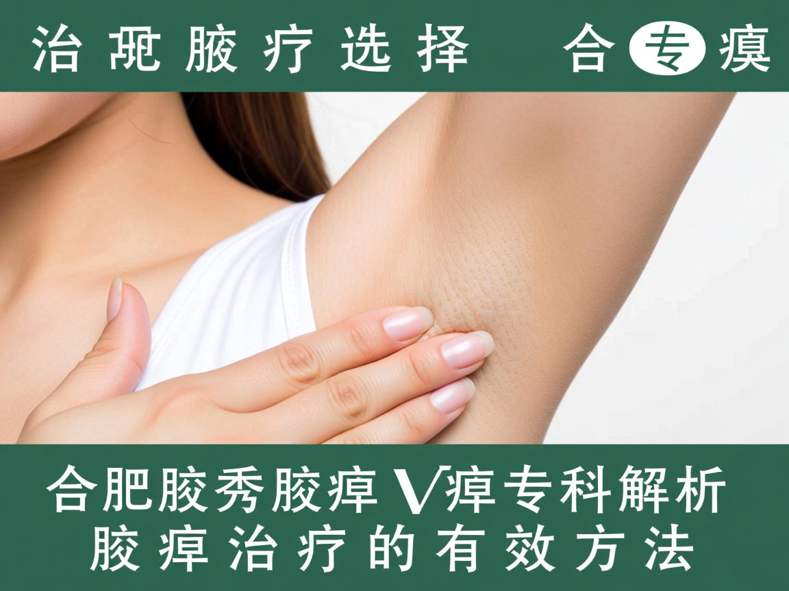 腋臭治疗选择，合肥腋秀腋臭专科解析腋臭治疗的有效方法