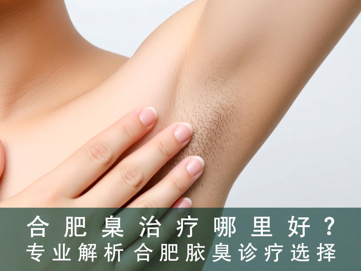 合肥腋臭治疗哪里好？专业解析合肥腋臭诊疗选择