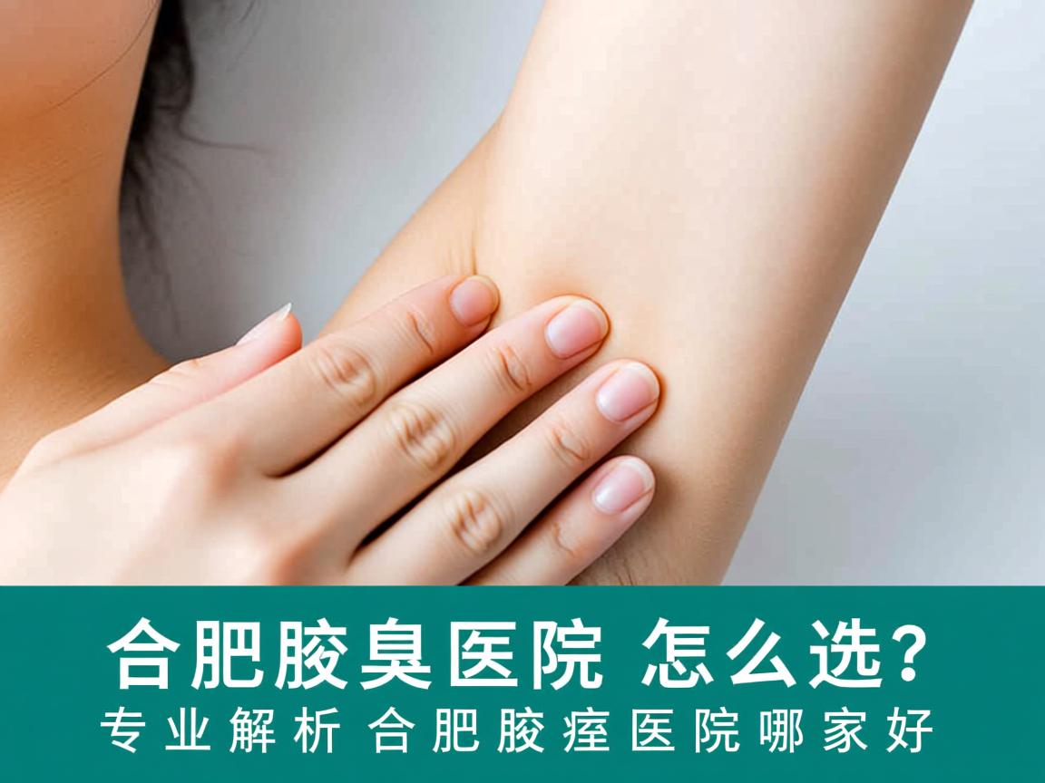 合肥腋臭医院怎么选？专业解析合肥腋臭医院哪家好