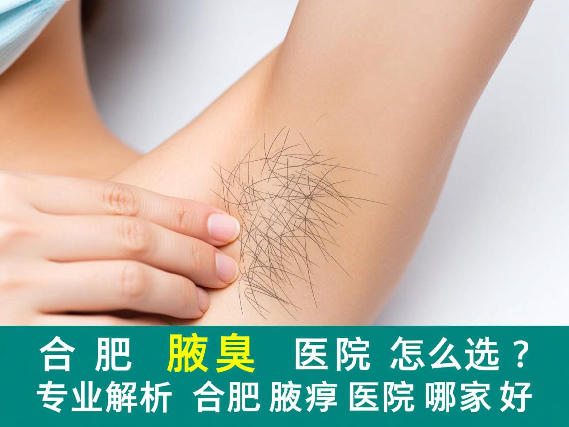 合肥腋臭医院怎么选？专业解析合肥腋臭医院哪家好
