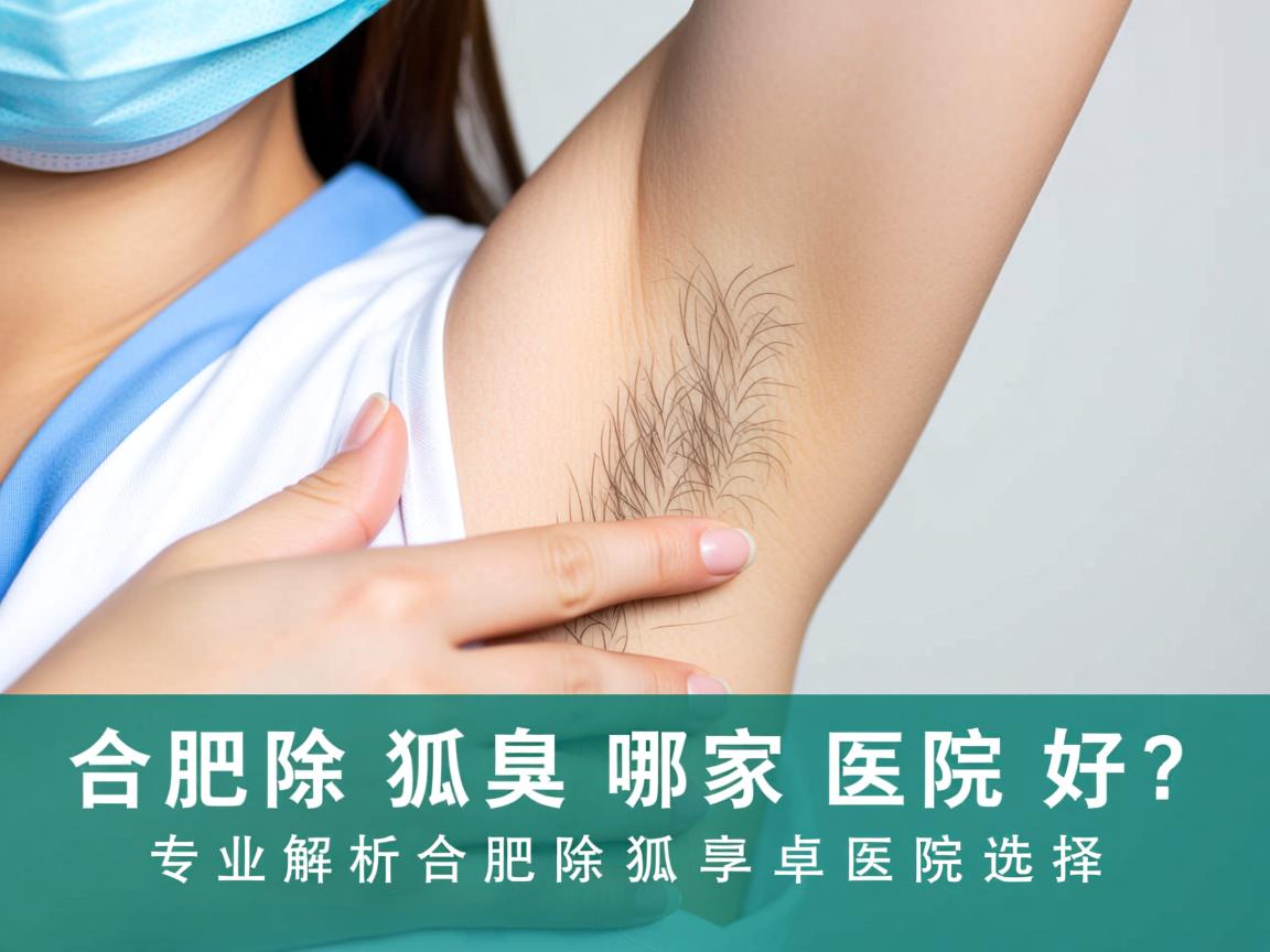 合肥除狐臭哪家医院好？专业解析合肥除狐臭医院选择