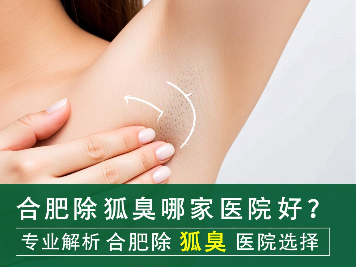 合肥除狐臭哪家医院好？专业解析合肥除狐臭医院选择