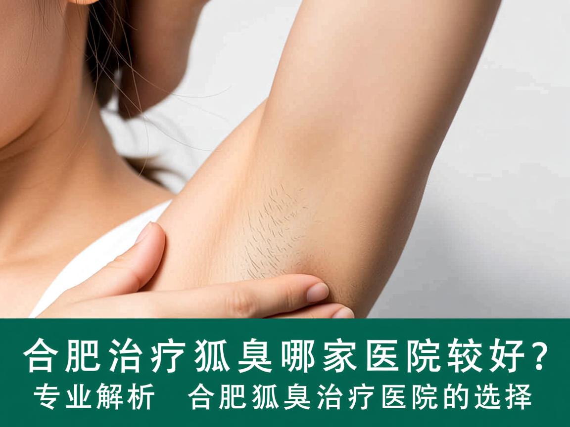 合肥治疗狐臭哪家医院较好？专业解析合肥狐臭治疗医院的选择