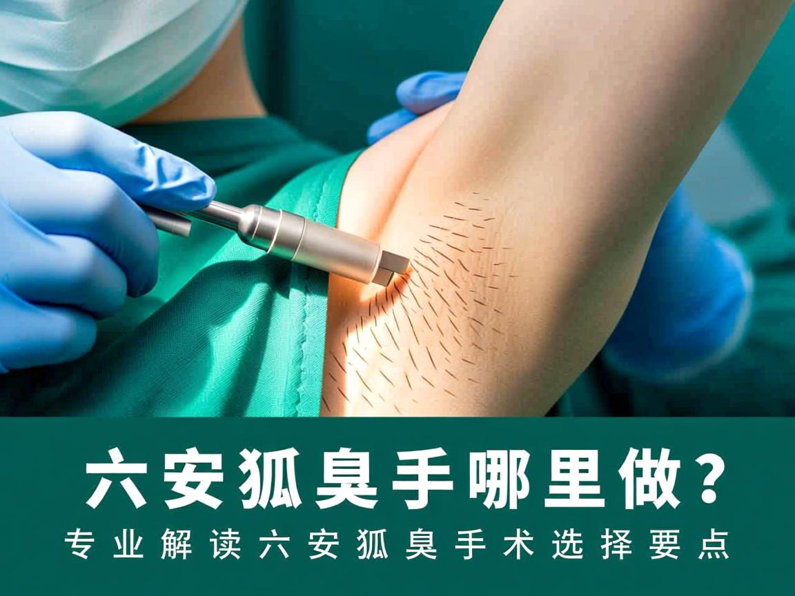 六安狐臭手术哪里做？专业解读六安狐臭手术选择要点