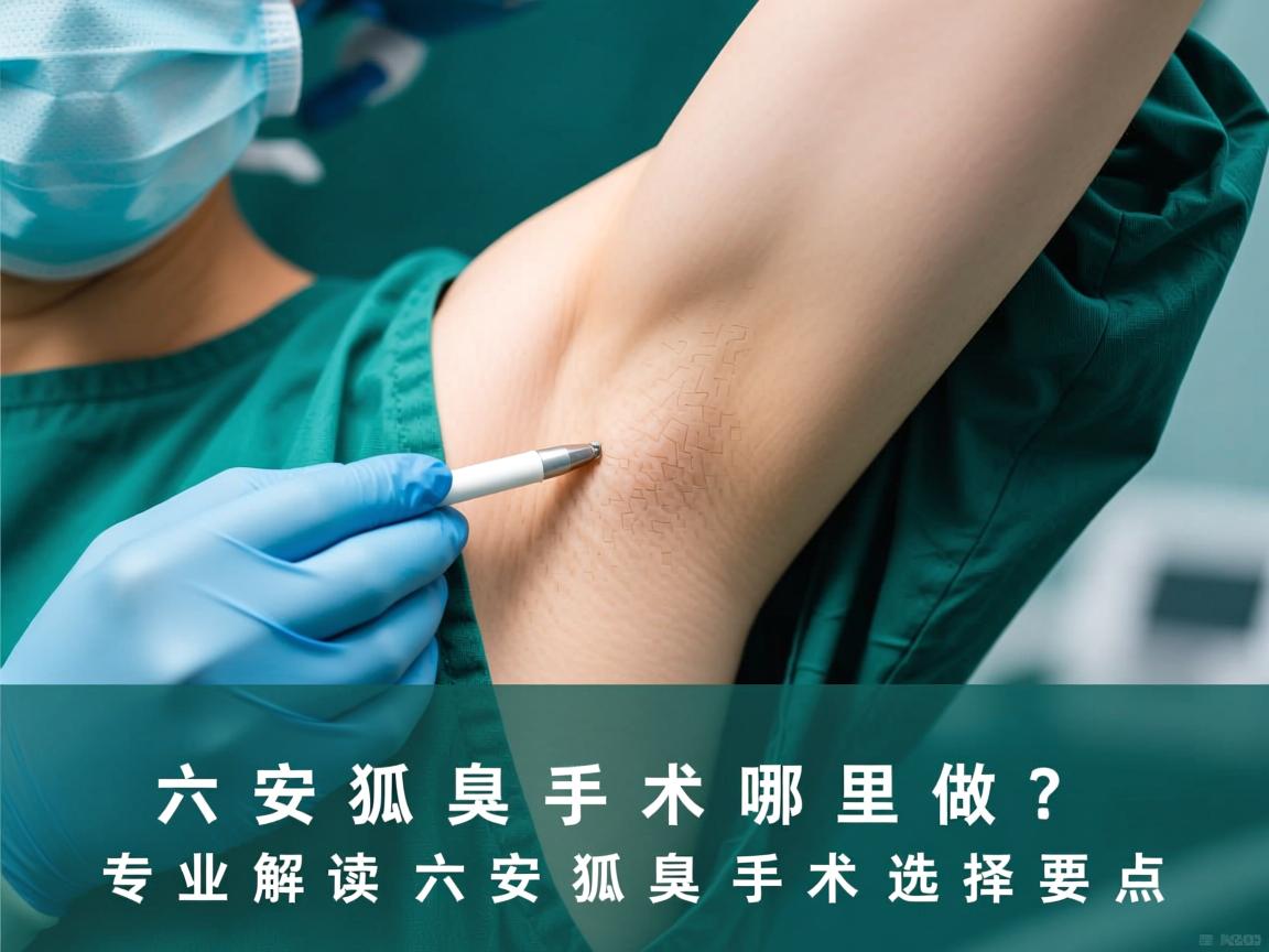 六安狐臭手术哪里做？专业解读六安狐臭手术选择要点