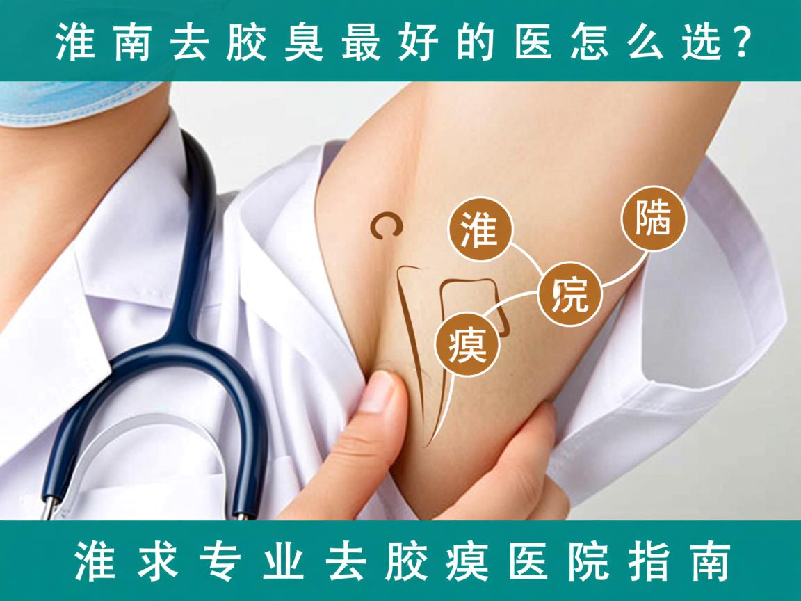 淮南去腋臭最好的医院怎么选？淮南专业去腋臭医院指南