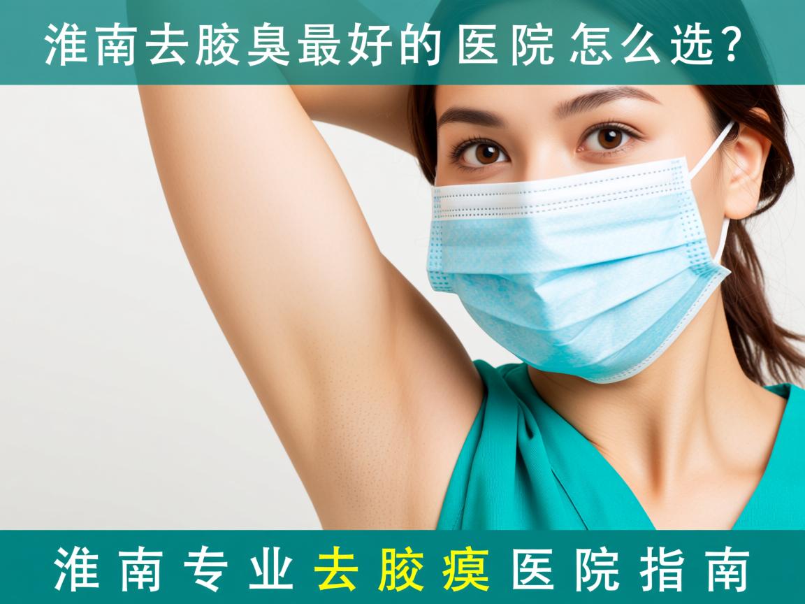 淮南去腋臭最好的医院怎么选？淮南专业去腋臭医院指南