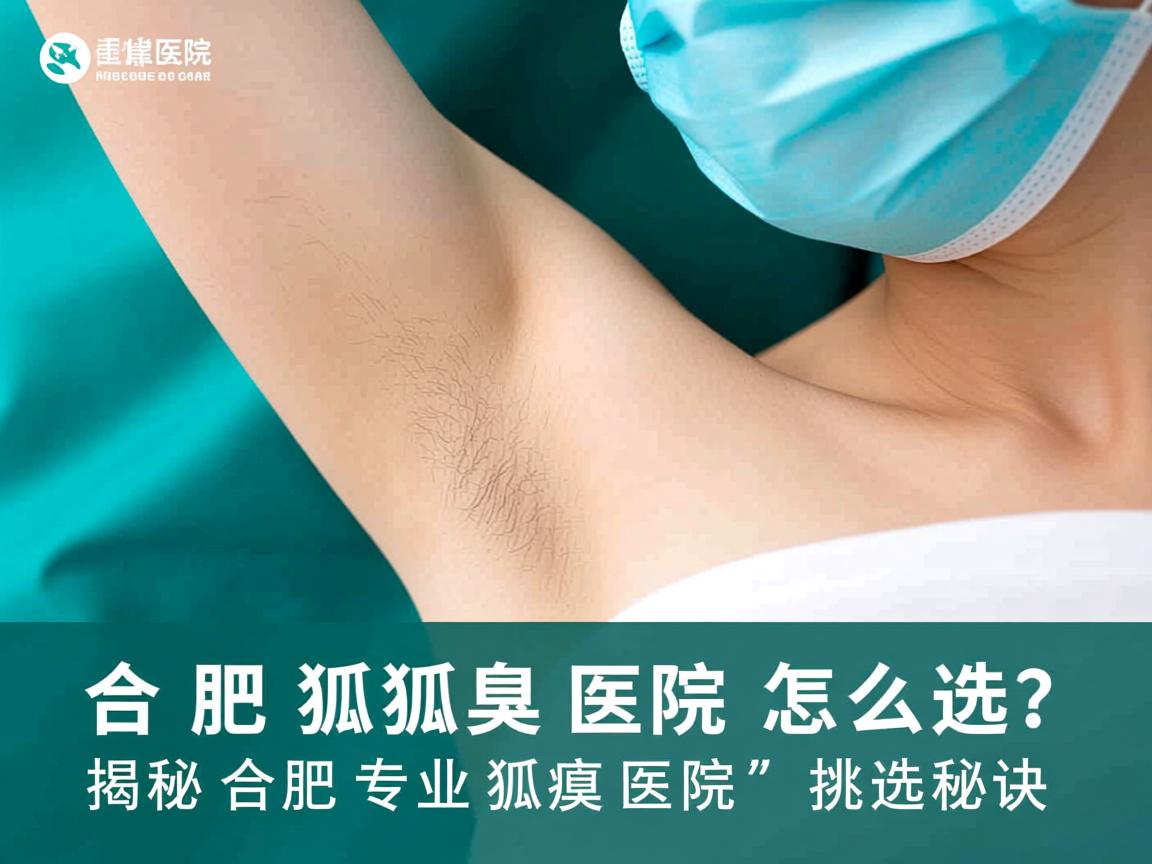 合肥狐臭医院怎么选？揭秘合肥专业狐臭医院的挑选秘诀