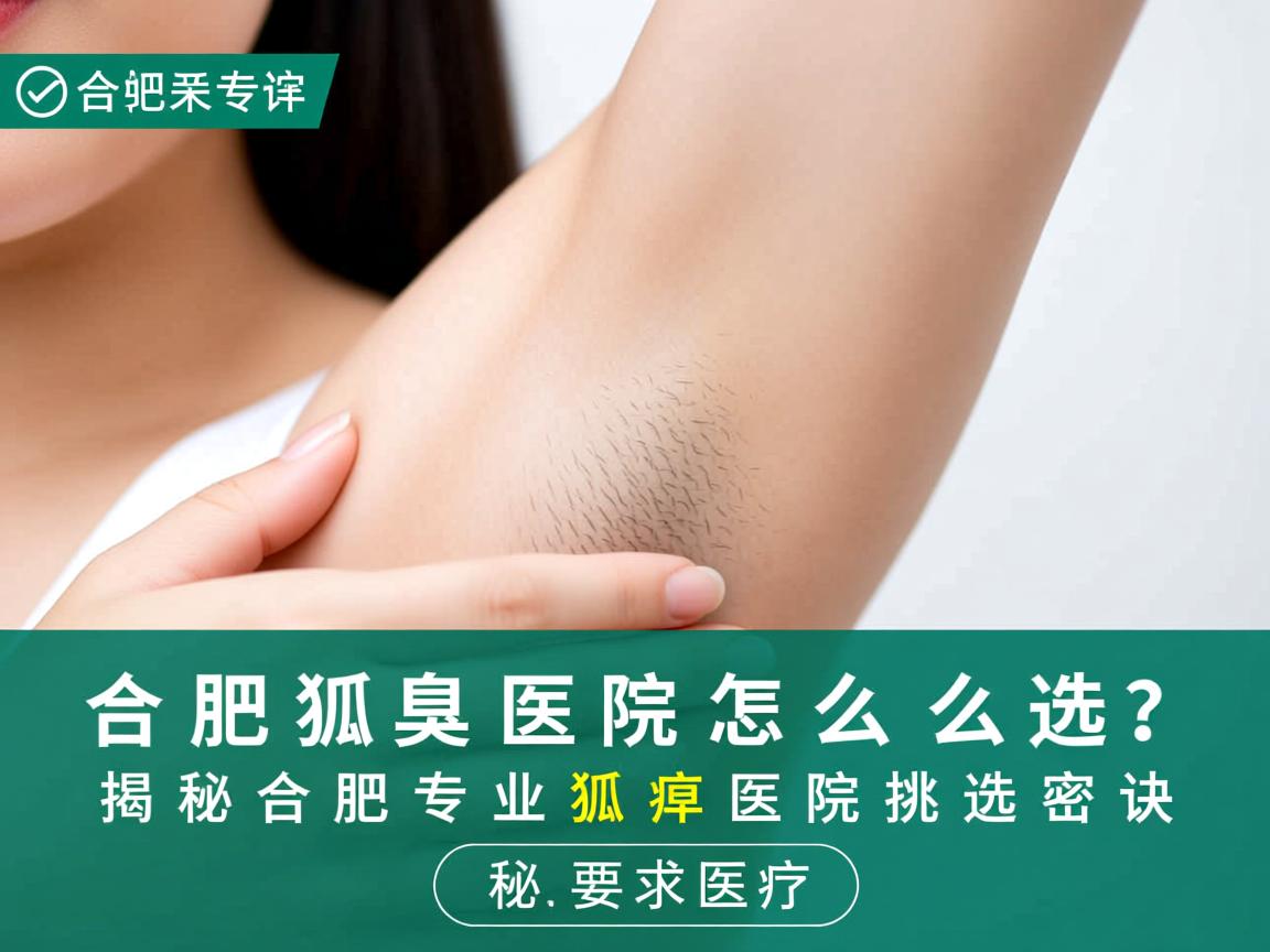 合肥狐臭医院怎么选？揭秘合肥专业狐臭医院的挑选秘诀