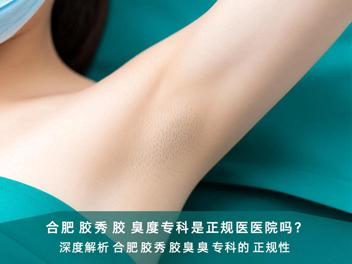 合肥腋秀腋臭专科是正规医院吗？深度解析合肥腋秀腋臭专科的正规性