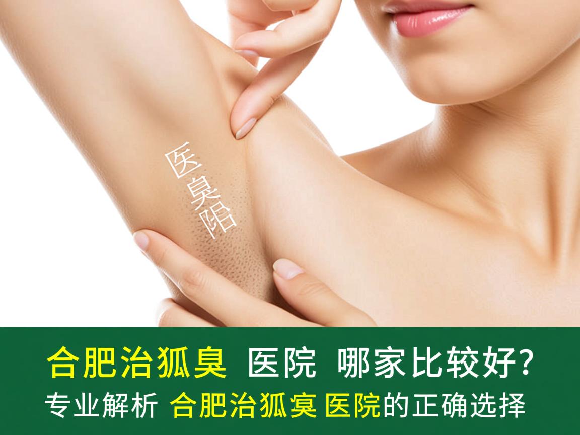 合肥治狐臭医院哪家比较好？专业解析合肥治狐臭医院的正确选择