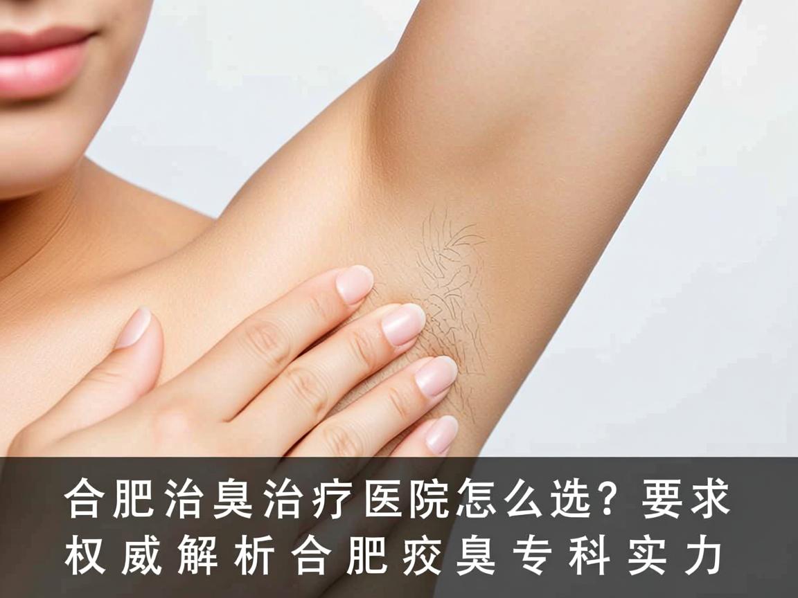 合肥腋臭治疗医院怎么选？权威解析合肥腋臭专科实力