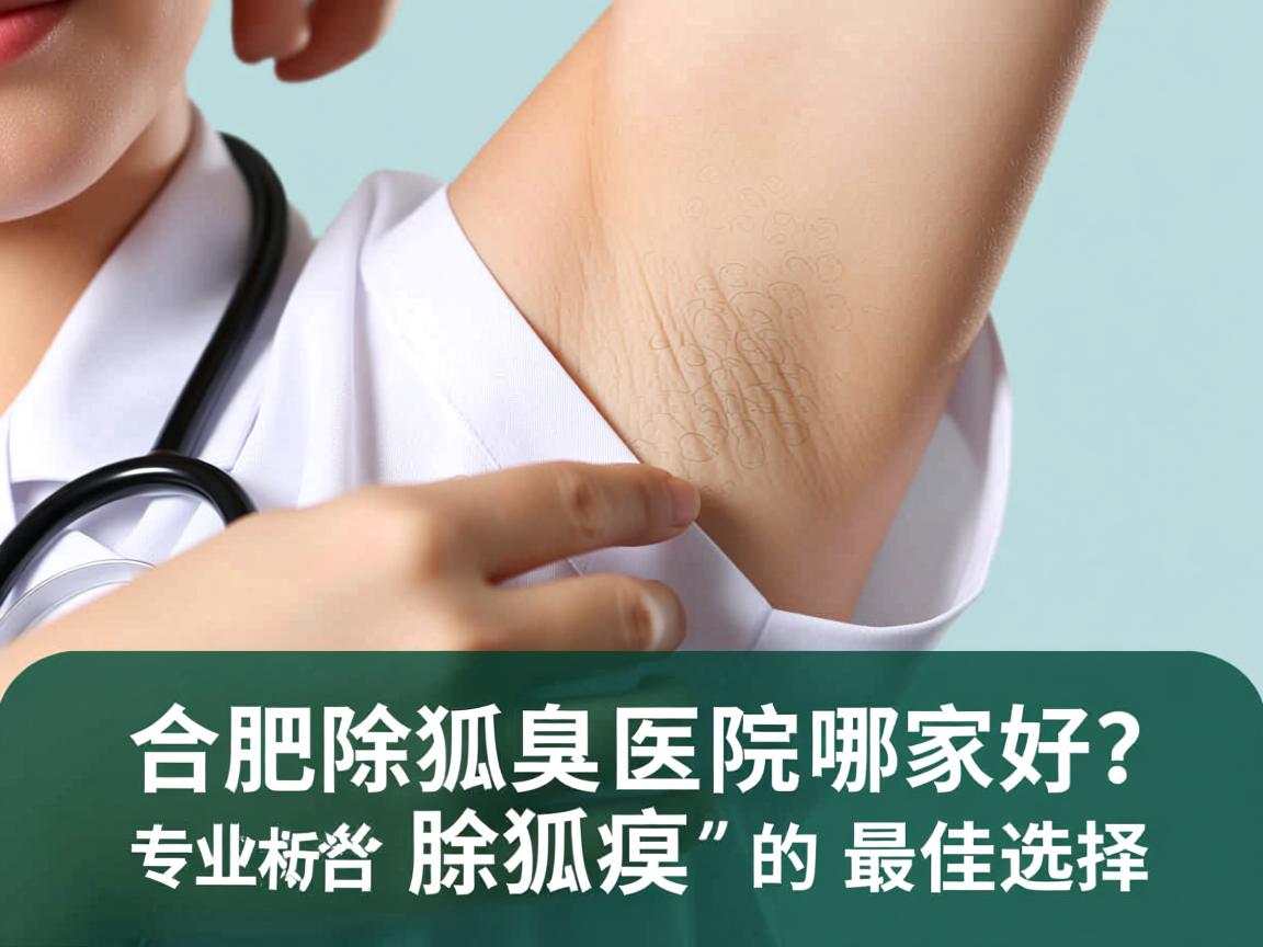 合肥除狐臭医院哪家好？专业解析合肥除狐臭的最佳选择